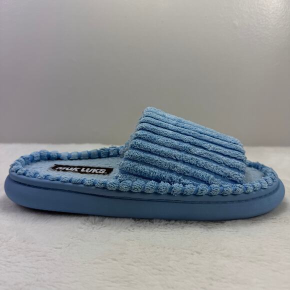 MUK LUKS Women’s Marsai Molly Slipper Powder Blue Size M (7–8) - Picture 1 of 9